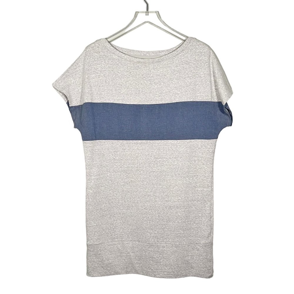 Athleta | Grey and Blue Energize Tunic Dress